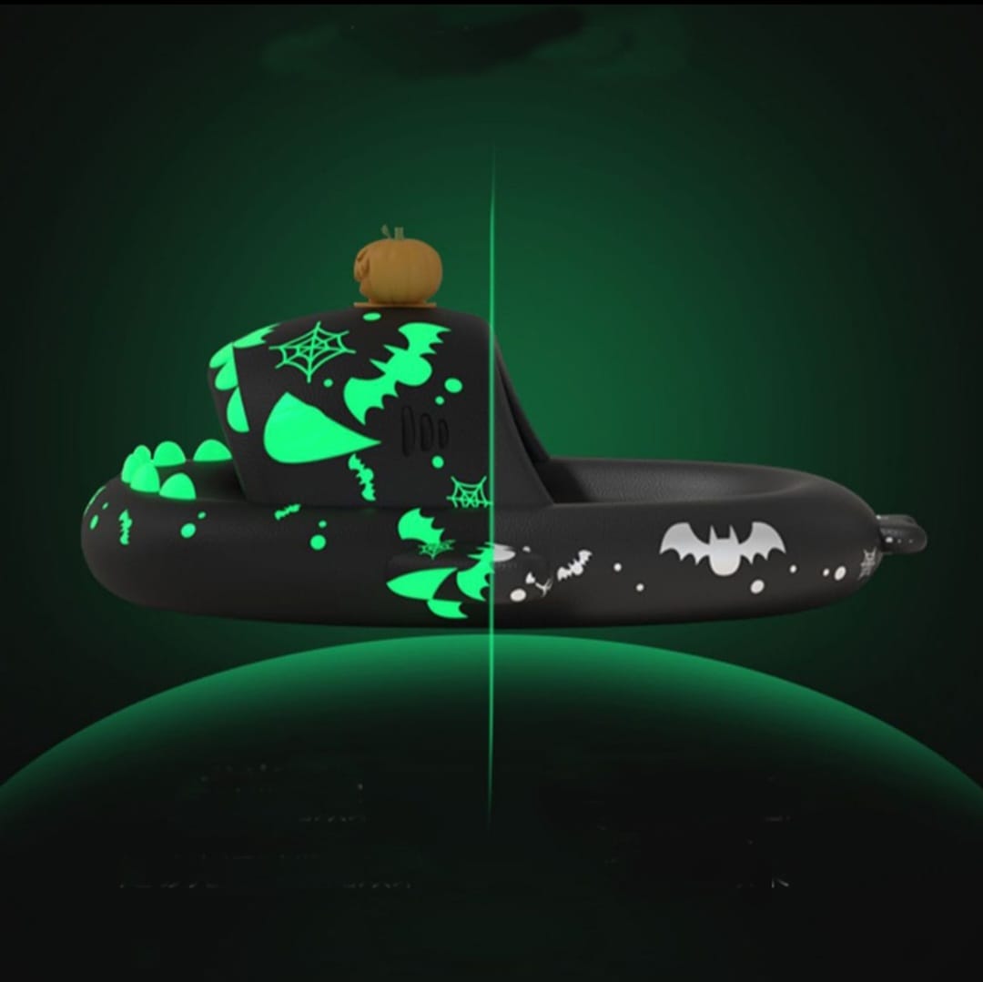 Halloween and Christmas Shoes Ins Luminus Shark Slippers