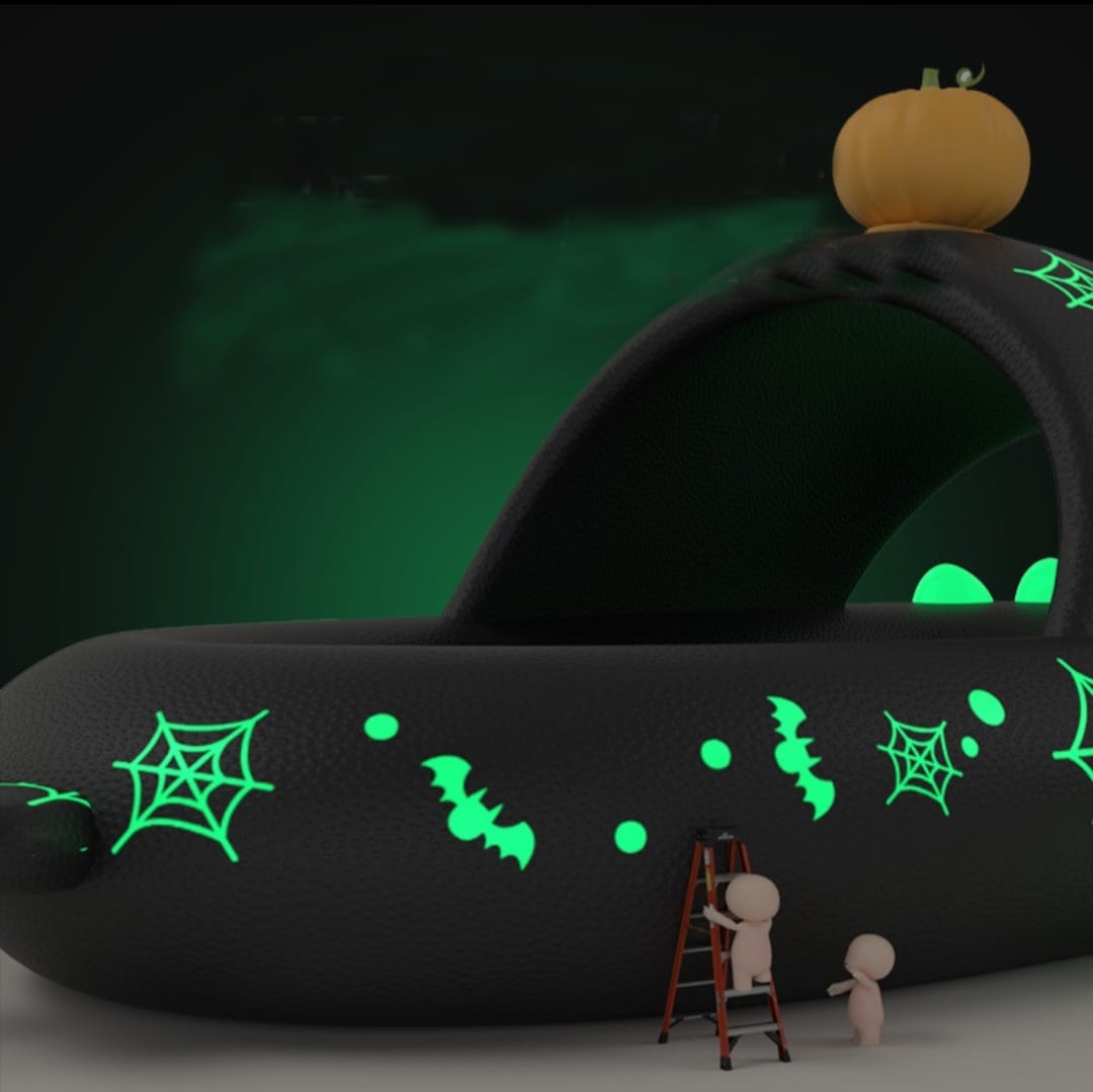 Halloween and Christmas Shoes Ins Luminus Shark Slippers